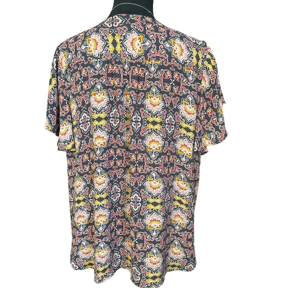 💖Loft Women's Floral Print Blouse - Picture 2 of 9